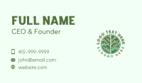 Botanical Eco Garden Business Card