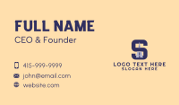 Highway Logistics Letter S Business Card