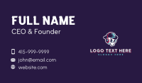 Skull Fedora Broadcasting Business Card Design