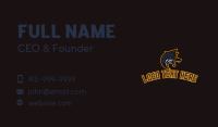 Angry Wolf Gamer Business Card Design