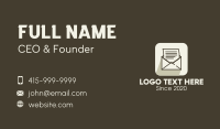 Mail App Icon Business Card
