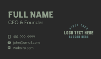 Masculine Arch Business Business Card Design