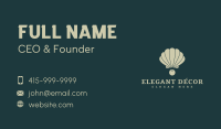 Clam Shell Pearl Business Card Image Preview