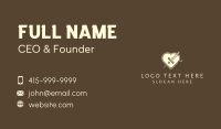 Heart Button Tailoring Business Card Design