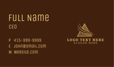 Insurance Triangle Company Business Card Image Preview