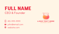 Tropical Juice Drink Business Card