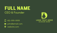 Green Pear D Business Card Design