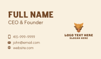 Croissant Bread Ox Business Card Design