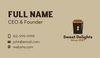 Coffee Cup Business Card example 3