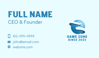 Gaming Planet Sphere Business Card Image Preview