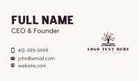 Educational Learning Book Tree Business Card Design