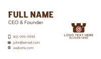 Camera Store Business Card example 1