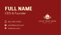 Academy Diamond Leaf Banner Business Card