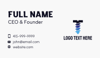 Construction Equipment Business Card example 2