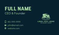 Truck Logistics Cargo Emblem Business Card