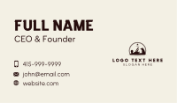 Carpentry Wood Planer Business Card