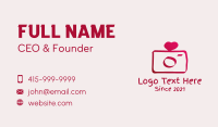 Dslr Camera Business Card example 3