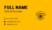 Basketball Court Business Card example 2