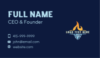 Fire Ice Cooling Business Card