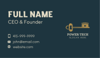 Tower Silhouette Key Business Card