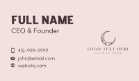 Floral Moon Boutique Business Card