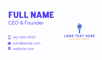 Paint Brush Torch Business Card