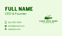 Garden Grass Lawn Mower Business Card