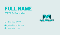 Generic Studio Letter M Business Card Image Preview