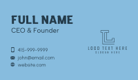 Construction Builder Maze Business Card