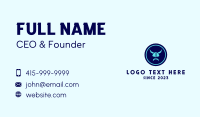 Viking Head Helmet Business Card