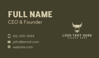 Butcher Business Card example 1