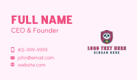 Skull Flower Tomb Business Card Design