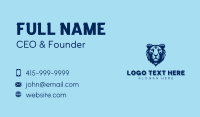 Wild Lion Safari Business Card Design