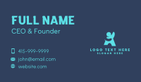 Generic Blue Person Business Card Design