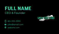 Urban Graffiti Wordmark Business Card