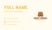 Mexican Sombrero Restaurant Business Card