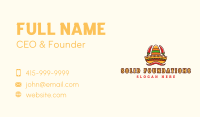 Mexican Sombrero Restaurant Business Card