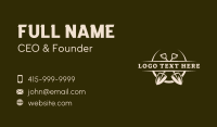 Farm Landscaping Shovel Business Card Design