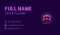 Star Laundry Shirt Business Card Design