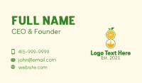 Juice Bar Business Card example 4