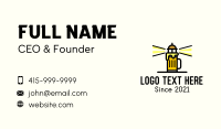 Lighthouse Beer Pub  Business Card