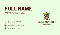 Tribal Mask Business Card example 4