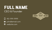 Outdoor Pine Forest  Business Card