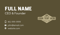 Outdoor Pine Forest  Business Card Design