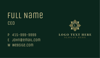 Premium Decorative Luxury Business Card