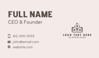 Brown Tools Construction Business Card