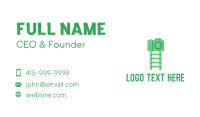 Green Camera Business Card example 4
