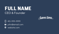 Sroke Art Wordmark Business Card