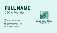 Green Leaf Square  Business Card