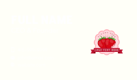 Fresh Strawberry Fruit Business Card